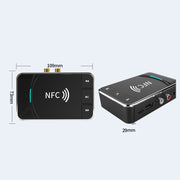 N100 NFC Desktop Bluetooth 5.0  Receiver & Transmitter Car Bluetooth Speaker Audio Adapter(Black)