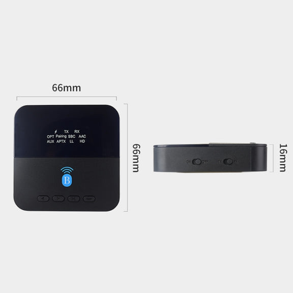 Measy BTC880 2 in 1 USB-C / Type-C Interface Bluetooth Wireless Audio Transmitter Receiver (Black)