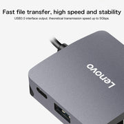Lenovo C06 6 In 1 Type-C / USB-C to HDMI / VGA Universal Converter Docking Station