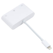 NK-107 3 in 1 8 Pin Male to USB + 1000M Ethernet + 8 Pin Power Female Adapter