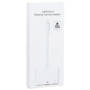 NK-107 3 in 1 8 Pin Male to USB + 1000M Ethernet + 8 Pin Power Female Adapter