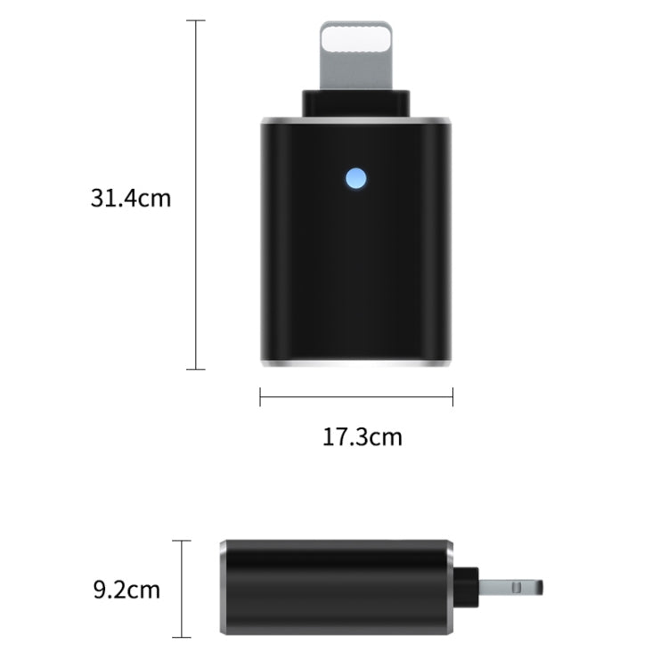 8 Pin OTG Adapter (Silver)