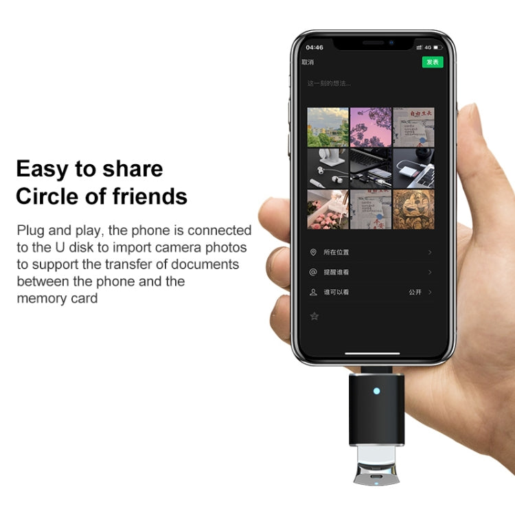 8 Pin OTG Adapter (Silver)