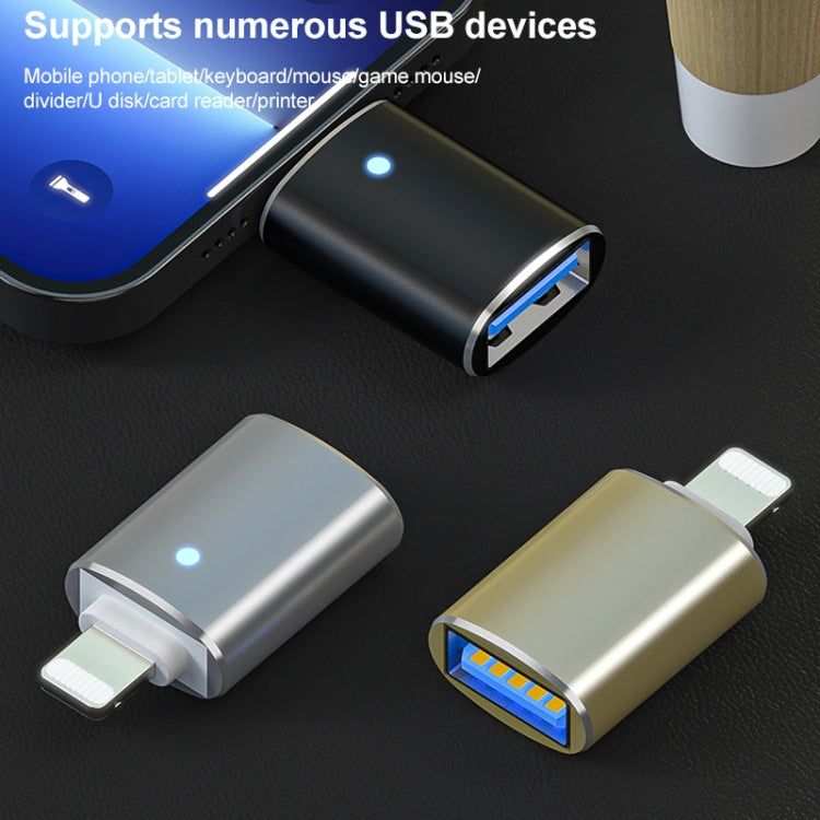 8 Pin OTG Adapter (Silver)
