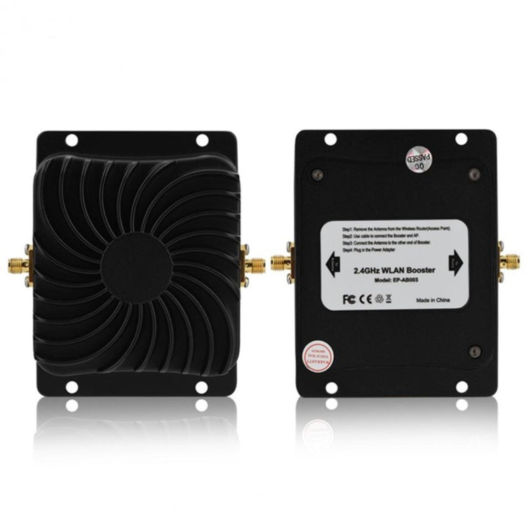 EDUP EP-AB003 8W 2.4GHz WiFi Signal Extender Broadband Amplifier with Antenna for Wireless Router, EU Plug