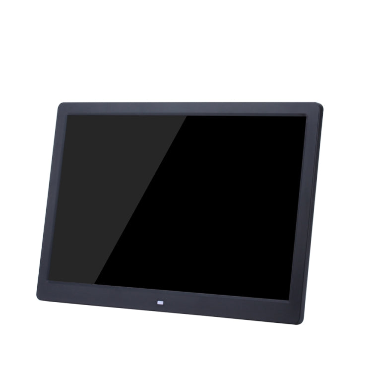 15-inch Digital Photo Frame Electronic Photo Frame Ultra-narrow Side Support 1080P Wall-mounted Advertising Machine(Black)