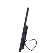 15-inch Digital Photo Frame Electronic Photo Frame Ultra-narrow Side Support 1080P Wall-mounted Advertising Machine(Black)