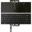 US Version Laptop Keyboard with Backlight for MSI GS65 / GS65VR / MS-16Q2 / Stealth 8SE /8SF / 8SG /Thin 8RE / Thin 8RF (Black) - Replacement Keyboards by PMC TechLife | Online Shopping South Africa | PMC TechLife | Buy Now Pay Later Mobicred