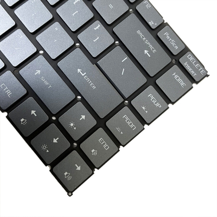 US Version Laptop Keyboard with Backlight for MSI GS65 / GS65VR / MS-16Q2 / Stealth 8SE /8SF / 8SG /Thin 8RE / Thin 8RF (Grey)