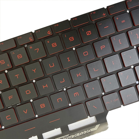 US Version Laptop Keyboard with Backlight for MSI GS65 / GS65VR / MS-16Q2 / Stealth 8SE /8SF / 8SG /Thin 8RE / Thin 8RF (Red)