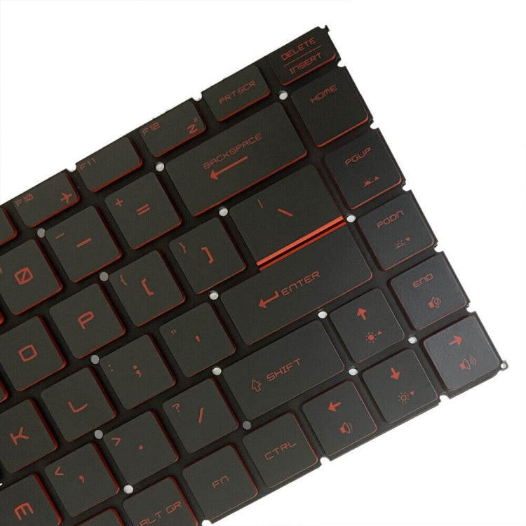 US Version Laptop Keyboard with Backlight for MSI GS65 / GS65VR / MS-16Q2 / Stealth 8SE /8SF / 8SG /Thin 8RE / Thin 8RF (Red)