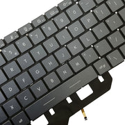 US Version Laptop Keyboard with Backlight for MSI GE66 Raider / MS-1541 / GP66 / MS-1542/1543 / GS66 / MS-16V1 / MS-16V2 / 10SD / 10SE (Grey)