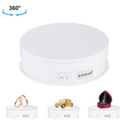 PULUZ 15cm USB Electric Rotating Turntable Display Stand Video Shooting Props Turntable for Photography, Load 1-5kg(White)