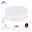 PULUZ 15cm Adjusting Speed Rotating Turntable Display Stand, Load: 3kg(White) -  by PULUZ | Online Shopping South Africa | PMC TechLife | Buy Now Pay Later Mobicred