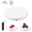 PULUZ 45cm Remote Control Adjusting Speed Rotating Turntable Display Stand, White, Load 100kg(UK Plug) - free shipping - PMC TechLife - Order now!