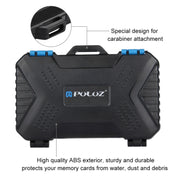 PULUZ 27 in 1 Memory Card Case for 4CF + 8SD + 9TF + 1Card PIN + 1Standard SIM + 2Micro-SIM + 2Nano-SIM