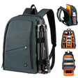 PULUZ Outdoor Portable Waterproof Scratch-proof Dual Shoulders Backpack Handheld PTZ Stabilizer Camera Bag with Rain Cover for Digital Camera, DJI Ronin-SC / Ronin-S(Grey) - free shipping - PMC TechLife - Order now!