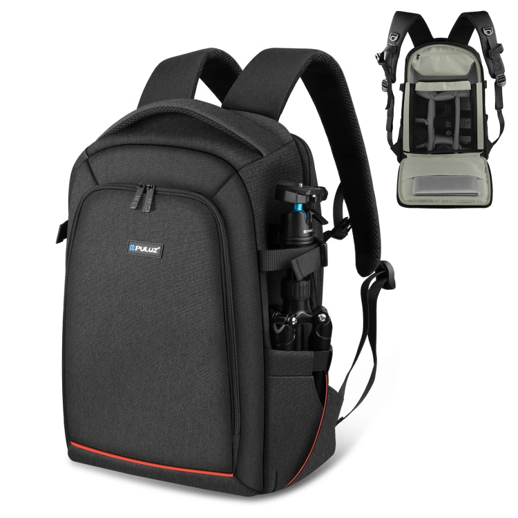 PULUZ Outdoor Portable Water-resistant Scratch-proof Dual Shoulders Backpack Handheld PTZ Stabilizer Camera Bag with Rain Cover for Digital Camera, DJI Ronin-SC / Ronin-S (Black)