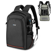 PULUZ Outdoor Portable Water-resistant Scratch-proof Dual Shoulders Backpack Handheld PTZ Stabilizer Camera Bag with Rain Cover for Digital Camera, DJI Ronin-SC / Ronin-S (Black)