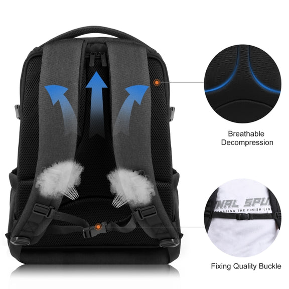 PULUZ Outdoor Portable Water-resistant Scratch-proof Dual Shoulders Backpack Handheld PTZ Stabilizer Camera Bag with Rain Cover for Digital Camera, DJI Ronin-SC / Ronin-S (Black)