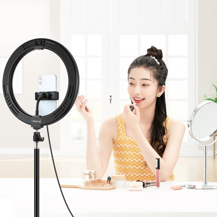PULUZ Flexible Clip Mount Holder with Clamping Base(Black)