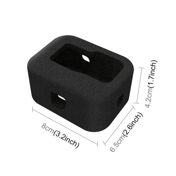 PULUZ for GoPro Hero11 Black / HERO10 Black / HERO9 Black Foam Windshield Housing Case(Black)