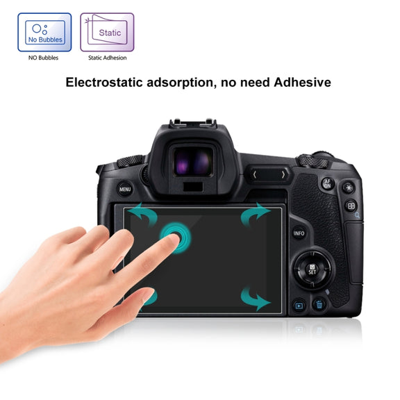 PULUZ 2.5D 9H Tempered Glass Film for Canon EOS R, Compatible with Panasonic S1/ S1R, Sigma FP