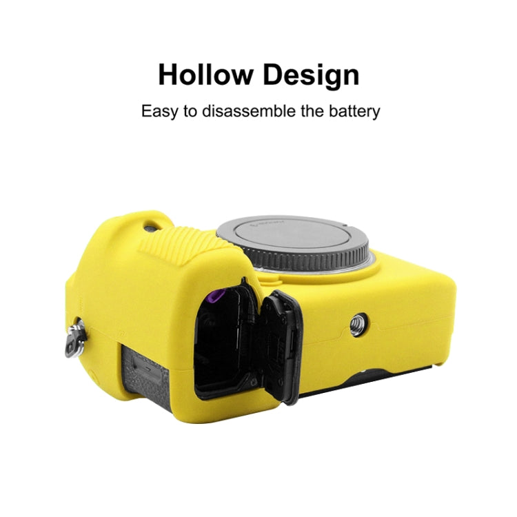 PULUZ Soft Silicone Protective Case for Sony ILCE-7MII / 7SMII / 7RMII(Yellow)