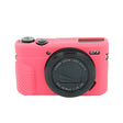 PULUZ Soft Silicone Protective Case for Canon EOS G7 X Mark II(Rose Red) - free shipping - PMC TechLife - Order now!