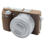 PULUZ Soft Silicone Protective Case for Sony ILCE-6300 / A6400(Coffee)