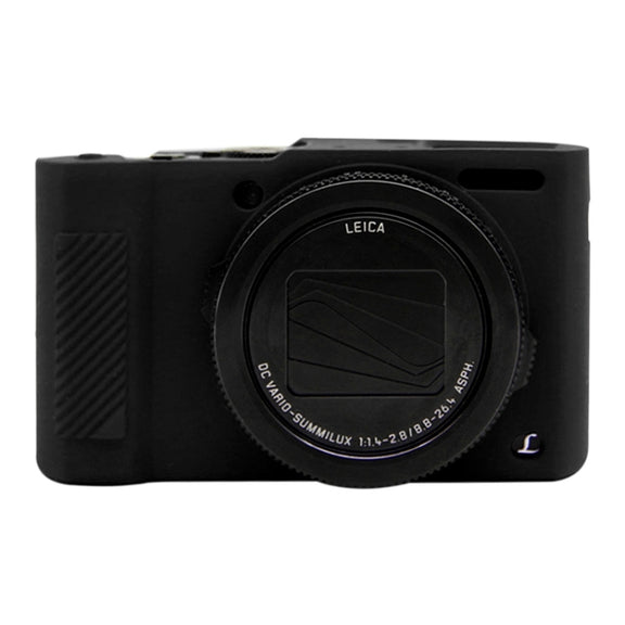 PULUZ Soft Silicone Protective Case for Panasonic Lumix  LX10(Black)