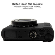 PULUZ Soft Silicone Protective Case for Panasonic Lumix  LX10(Black)