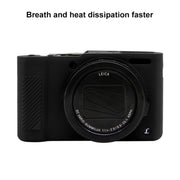 PULUZ Soft Silicone Protective Case for Panasonic Lumix  LX10(Black)