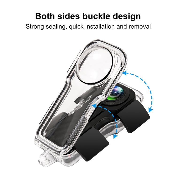 For Insta360 One RS 1-Inch 360 Edition PULUZ 40m Underwater Water-resistant Housing Case