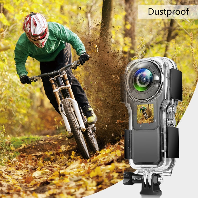 For Insta360 One RS 1-Inch 360 Edition PULUZ 40m Underwater Water-resistant Housing Case