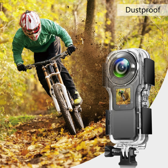 For Insta360 One RS 1-Inch 360 Edition PULUZ 40m Underwater Water-resistant Housing Case