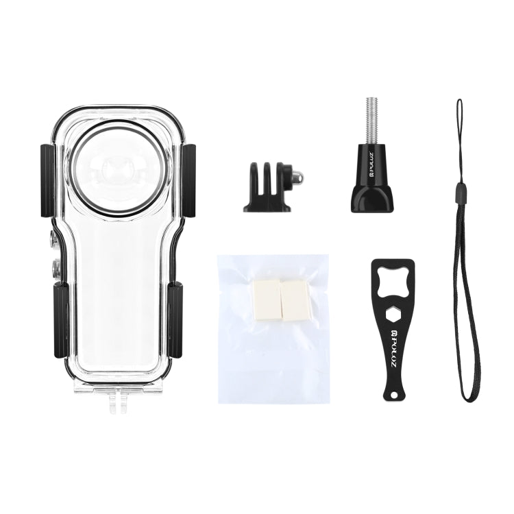 For Insta360 One RS 1-Inch 360 Edition PULUZ 40m Underwater Water-resistant Housing Case