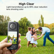 For Insta360 X3 PULUZ Lens Guard PC Protective Cover(Black)