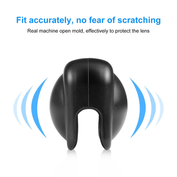 For Insta360 X3 PULUZ Silicone Protective  Lens Cover(Black)
