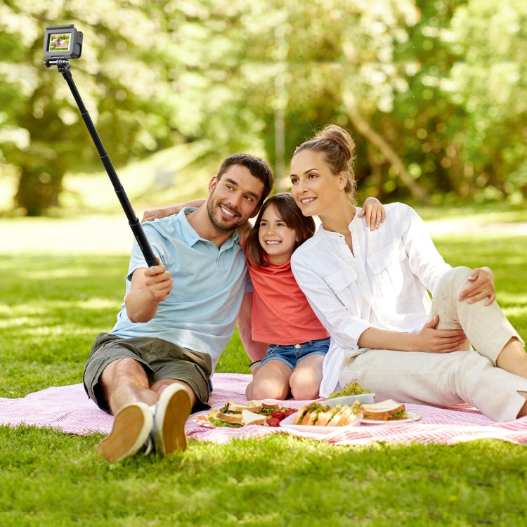 PULUZ 110cm Metal Selfie Stick Monopod with Invisible Adapter Base & Screw for Insta360 One RS / X2 / X3