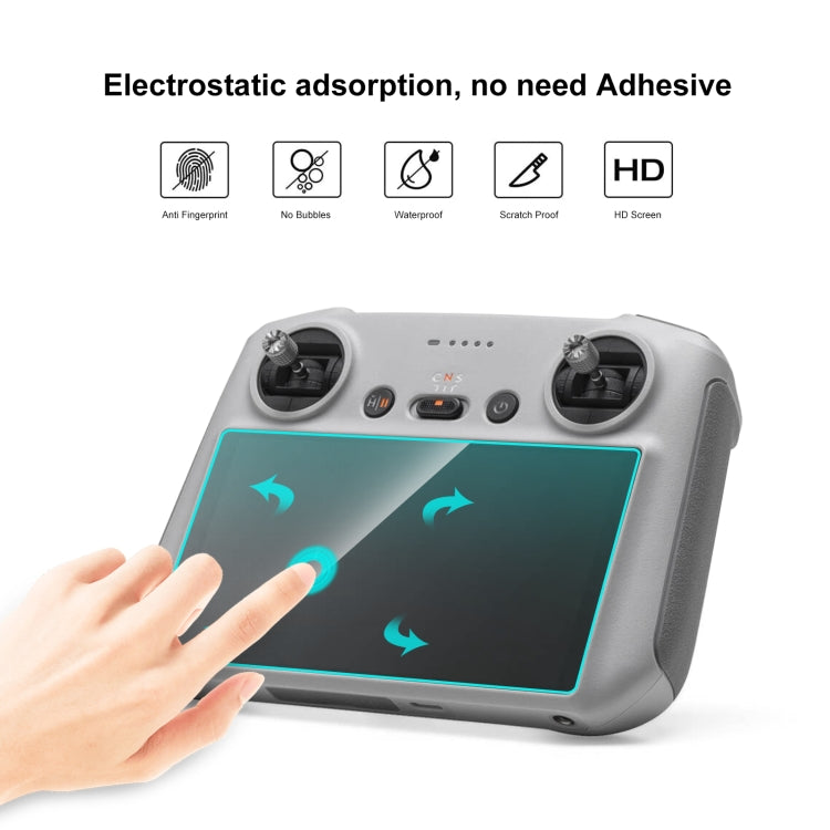 For DJI Mini 3 Pro / Mavic 3 Classic PULUZ Remote Control Screen Tempered Glass Film(Transparent)
