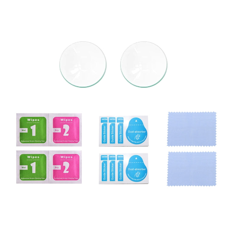 For DJI Avata 2pcs PULUZ Tempered Glass Drone Lens Film(Transparent)