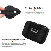 PULUZ Shockproof Anti-scratch Silicone Case with Neck Strap For DJI Mini 3 / 3 Pro / Mavic 3 / Air 2S / Mini 2 Remote Control (Black)