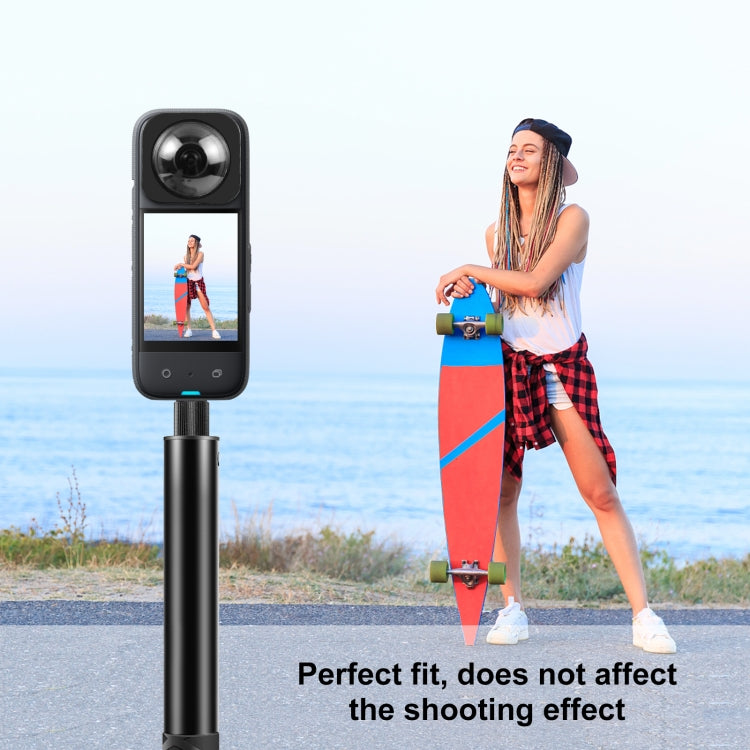 For Insta360 X3 PULUZ Lens Guard Optical Glass Protective Cover (Black)