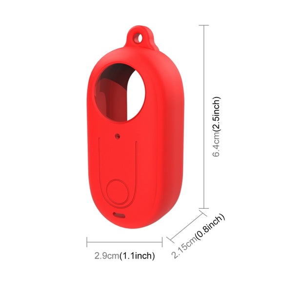 For Insta360 GO 3 PULUZ Camera Silicone Case with Lens  Cover (Red)