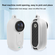 For Insta360 GO 3 PULUZ Camera Silicone Case with Lens  Cover (White)
