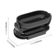For Insta360 GO3 / GO 3S PULUZ Easy Clip Hat Clip Quick Release Clamp Magnetic Frame Fixed Mount (Black)