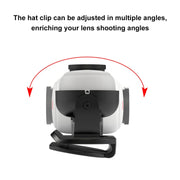 For Insta360 GO3 / GO 3S PULUZ Easy Clip Hat Clip Quick Release Clamp Magnetic Frame Fixed Mount (Black)