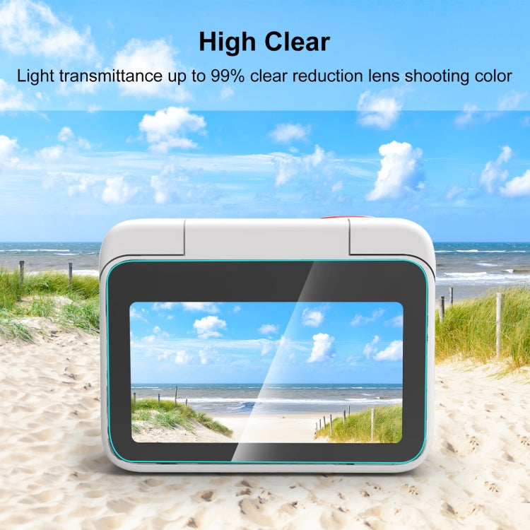 For Insta360 GO 3 / GO 3S PULUZ 2 in 1 Screen and Lens Tempered Glass Film (Transparent)