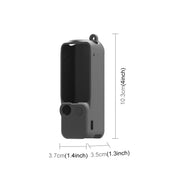 For DJI OSMO Pocket 3 PULUZ  3 in 1 Silicone Cover Case Set (Black)